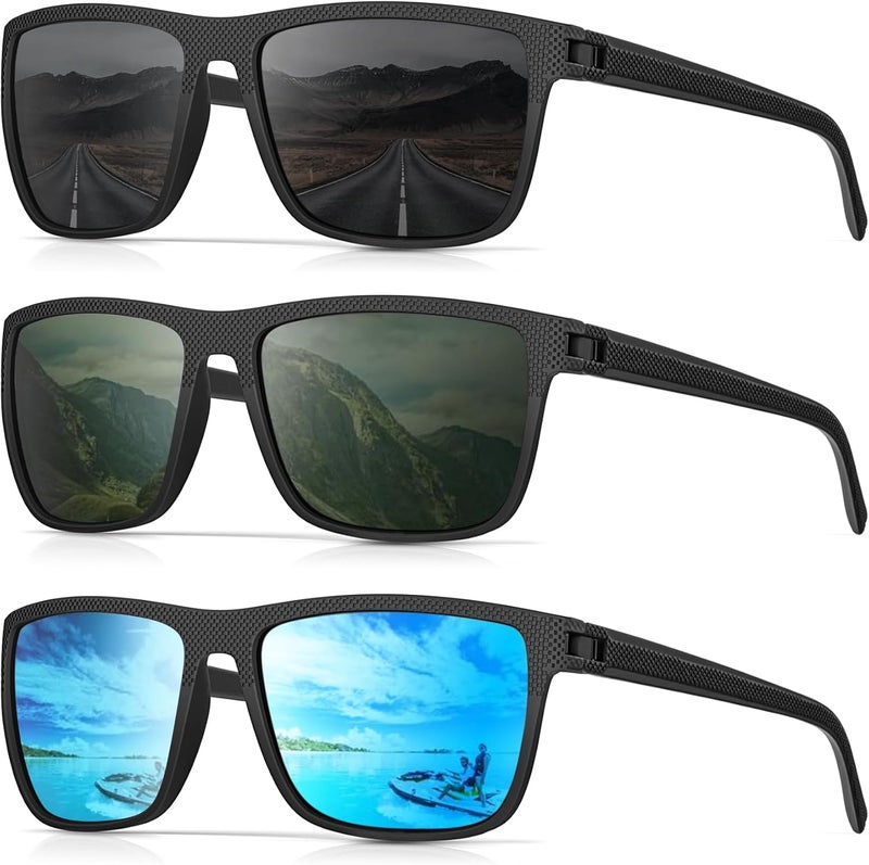 CIFOYA Sunglasses-Men Polarized Mens Sunglasses: Classic Women Sun Glasses UV Protection for Fishing Driving Golf - Image 1